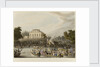 Arrival at Brandenburgh House of the Watermen &c. with an Address to the Queen on the 3d October 1820 by M. Dubourg