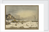 View of the Thames during the last great frost fair during the winter of 1813-1814 by Burkitt & Hudson