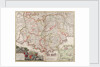 Map of the Provence, France by Johann Baptist Homann