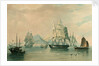 Opium ships at Lintin in China, 1824 by William John Huggins
