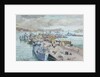 Campbeltown harbour, Scotland, April 1944 by Stephen Bone