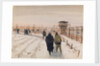 Marlag 'O' Feb '44 S.W. Corner of Naval Officers Prison Camp, Westertincke, Germany, in winter by John Worsley