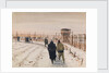 Marlag 'O' Feb '44 S.W. Corner of Naval Officers Prison Camp, Westertincke, Germany, in winter by John Worsley