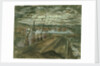 Transport ships coaling in Cardiff docks by John Piper