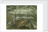 Transport ships coaling in Cardiff docks by John Piper