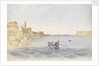 Fort St Elmo and the entrance to the Grand Harbour, Malta, 20 March 1852 by George Pechell Mends