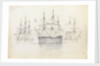 Sail exercise in Malta harbour by George Pechell Mends