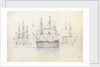 Sail exercise in Malta harbour by George Pechell Mends