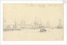 Portsmouth Dockyard, Portsmouth Harbour, 1821 by John Christian Schetky