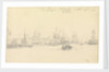 Portsmouth Dockyard, Portsmouth Harbour, 1821 by John Christian Schetky