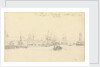 Portsmouth Dockyard, Portsmouth Harbour, 1821 by John Christian Schetky