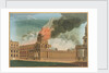 Greenwich Hospital - The Chapel burning, 2 January 1779 by E. Edye