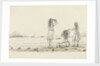 Rough sketch of native girls bathing by Harry Edmund Edgell