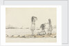 Rough sketch of native girls bathing by Harry Edmund Edgell
