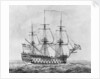 British 90-gun ship, 1766-1777 by Robert Pollard