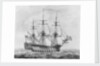 British 90-gun ship, 1766-1777 by Robert Pollard