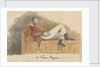 Soldier in uniform lounging on a sofa by Robert Streatfeild