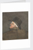 Man wearing a hat, seen from behind with him looking to the left by Robert Streatfeild