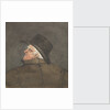 Man wearing a hat, seen from behind with him looking to the left by Robert Streatfeild