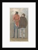 Two figures, one tall and thin, the other shorter and plump, seen from behind by Robert Streatfeild