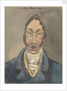 Head and shoulders of a man in blue jacket and white cravat by Robert Streatfeild