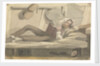 Full length view of man relaxing on a bunk reading a book by Robert Streatfeild