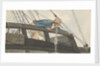 Deck scene, man being seasick over the ship's rail by Robert Streatfeild