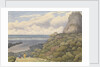 Bora bora [Society Islands], from a ruined native fort above the chief village on the East side of the island, Septr 5th 1849 by Edward Gennys Fanshawe