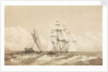 Double canoe off Moalu, Feejee Islands, Septr 26th 1849 [Fiji] by Edward Gennys Fanshawe