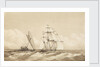 Double canoe off Moalu, Feejee Islands, Septr 26th 1849 [Fiji] by Edward Gennys Fanshawe