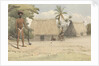 Feejee hair-dressing; from one Tanoa's younger sons, Octr 7th 1849 [Fiji] by Edward Gennys Fanshawe