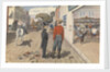 Mr Rust, editor the "Pacific Star", and his brother, Dr Rust, outside a saloon in Sacramento City [California], September 1851 by Edward Gennys Fanshawe