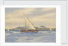 Fishing boats off the Rock of Lisbon, Decr 24th 1856 [Portugal] by Edward Gennys Fanshawe
