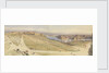 Piazza Maggiore, Florian, and Grand Harbour, from our house, Malta, Jany 1858 by Edward Gennys Fanshawe