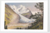 Piz Bernina, Scerscen, Roseg... Sella & Gluschaint and Tschierva &... Roseg Glaciers from the path leading to Alp Ota, 1880 [Switzerland] by Edward Gennys Fanshawe