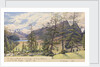 The villages of Silvaplana and Campfer, the Lake of Silvaplana and the Piz della Margna, Engadine [with] The Piz Julier, 1880 [Switzerland] by Edward Gennys Fanshawe