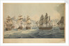 Engagement with the combined French and Spanish fleets off Cape Trafalgar, on the 21 October 1805 by John Thomas Serres
