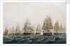 British frigates off the island of Lissa in the Adriatic, 13 March 1811 by Thomas Whitcombe
