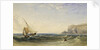 Fishing smacks by Clamshell Cove on the Island of Staffa with Iona in the distance, 1853 by Anthony vandyke Copley Fielding