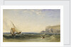 Fishing smacks by Clamshell Cove on the Island of Staffa with Iona in the distance, 1853 by Anthony vandyke Copley Fielding