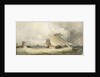 A schooner and a Dutch vessel close hauled in a fresh breeze in St Helier's Bay, Jersey, 1846 by Alfred Herbert