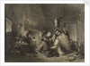 This View of the Interior of Longstone Lighthouse, Fern Islands, Grace Darling and her parents administering to the unfortunate survivors Saved from the wreck of The 'Forfarshire' Steam Packet on the 7th September, 1838... by H.P. Parker