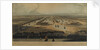 An elevated view of the West India Docks by William Daniell