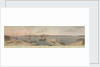 Vue panoramique de la Ville de Riga pris de l'autre cote du pont dans la Maison de Douanier by F. Fielker