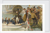 Good-Bye My Lads!' Nelson leaving Portsmouth to sail for Trafalgar on the 'Victory by Fred Roe