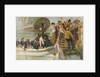 Good-Bye My Lads!' Nelson leaving Portsmouth to sail for Trafalgar on the 'Victory by Fred Roe