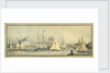 The arrival of His Majesty George the Fourth at Gravesend, after having visited Edinburgh. 1st September 1822 by John Thomas Serres
