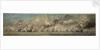 An Action of the Second Dutch War, showing the Hollandia disabled on the first day of the Four Days Battle, 1666 by Charles Gore after Willem Van de Velde the Younger