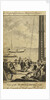 View of the 'Justitia' prison hulk with convicts at work near Woolwich, 1777 by unknown