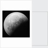 Astronomical glass plate slide of the Moon lunar eclipse (1910) by Unknown